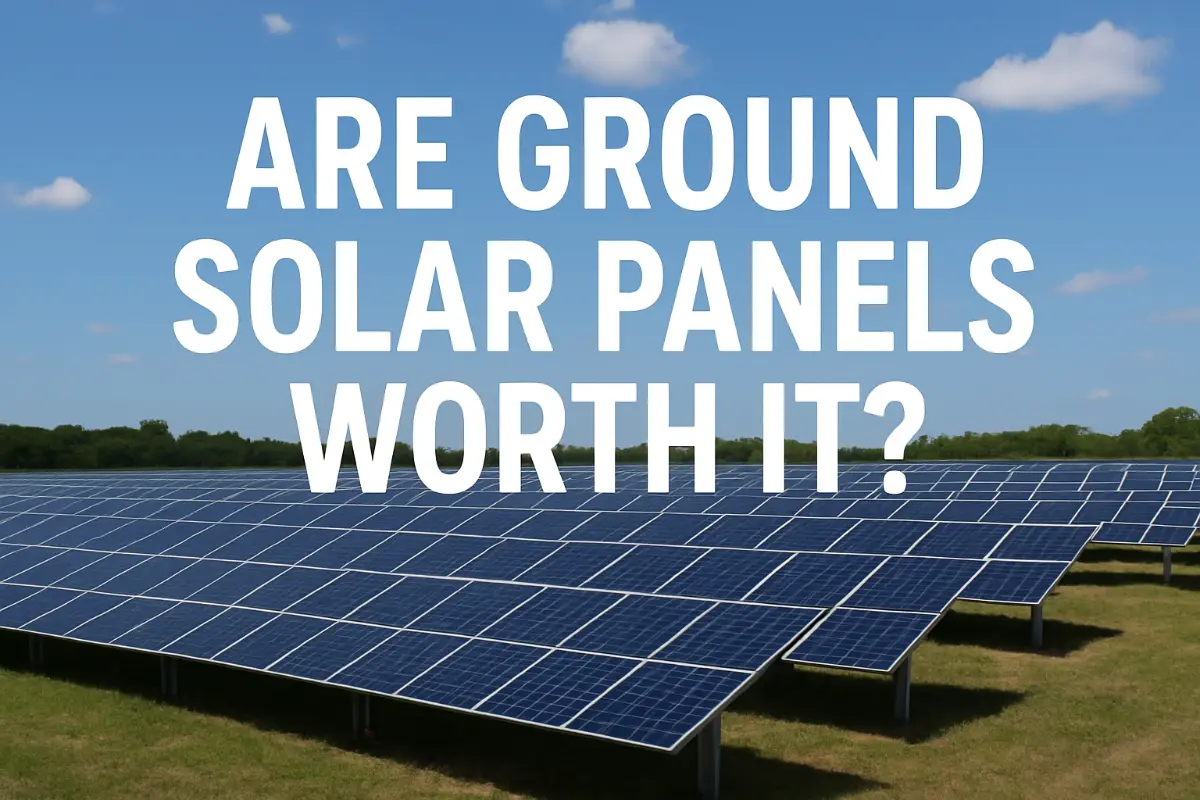 ¿Merecen la pena los paneles solares en suelo ?