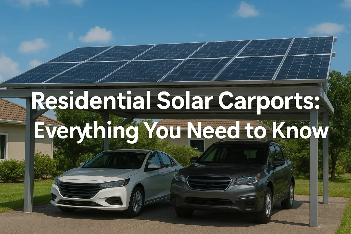 ​​Residential Solar Carports: Everything You Need to Know​​