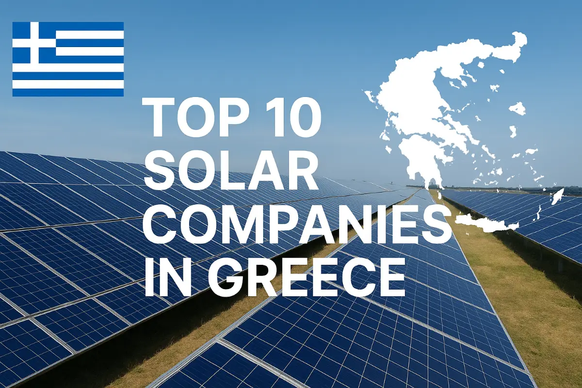 Top 10 Solar Companies in Greece [Updated 2025]