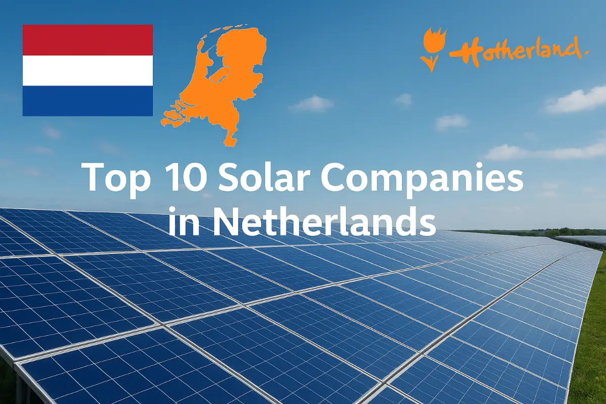 Las 10 Principales Empresas Solares en Países Bajos [Actualizado 2025]