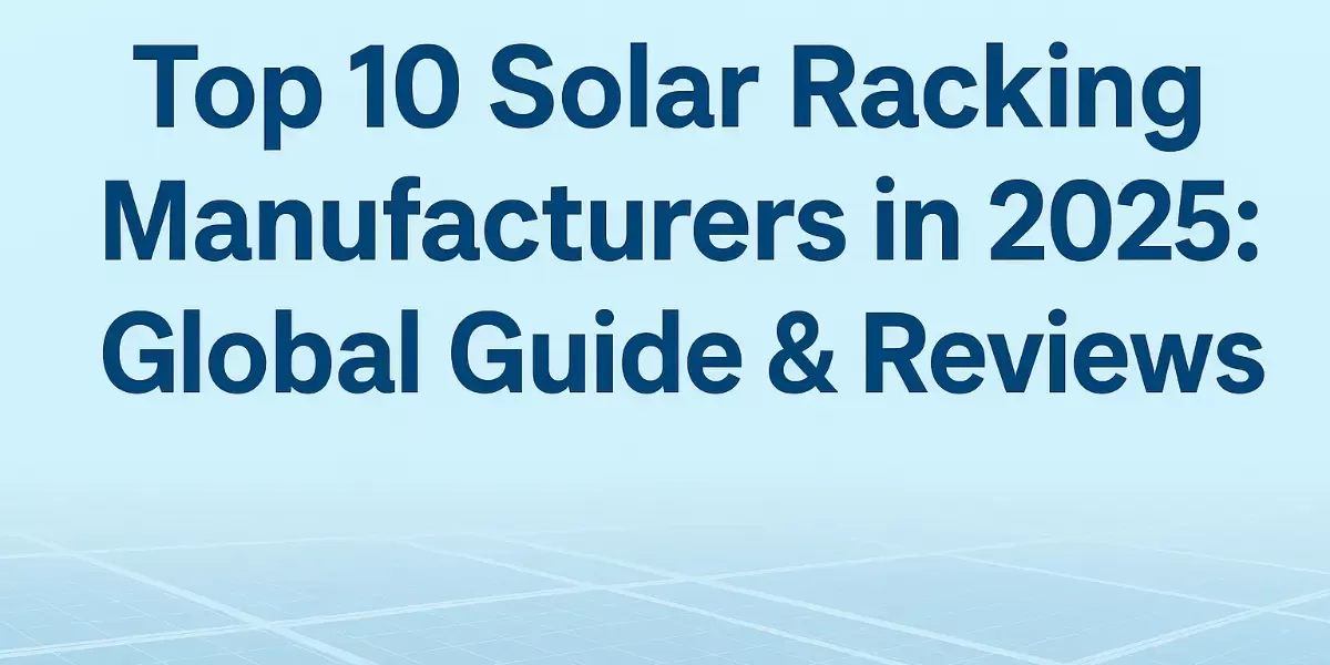Top 10 Solar Racking Manufacturers in 2025: Global Guide & Reviews Top 10 Solar Racking Manufacturers in 2025: Global Guide & Reviews