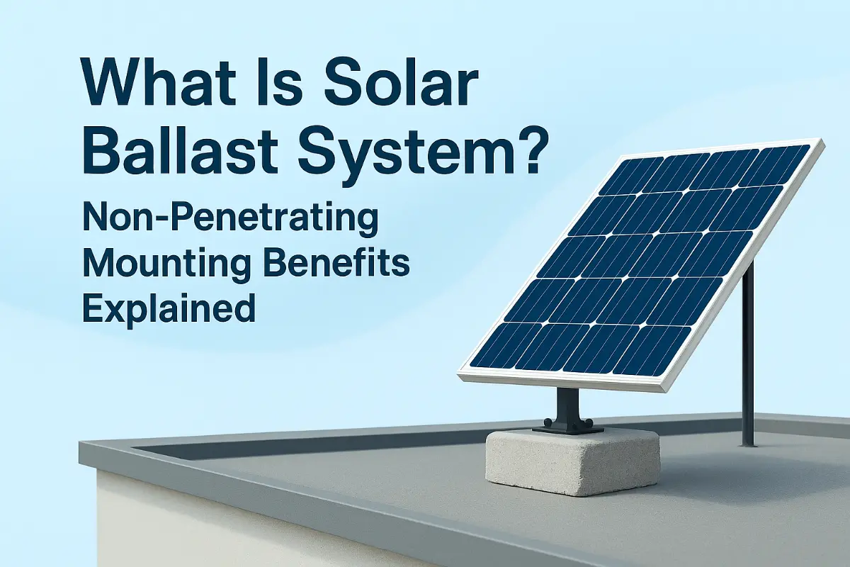 What Is Solar Ballast System ? Non-Penetrating Mounting Benefits Explained What Is Solar Ballast System ? Non-Penetrating Mounting Benefits Explained