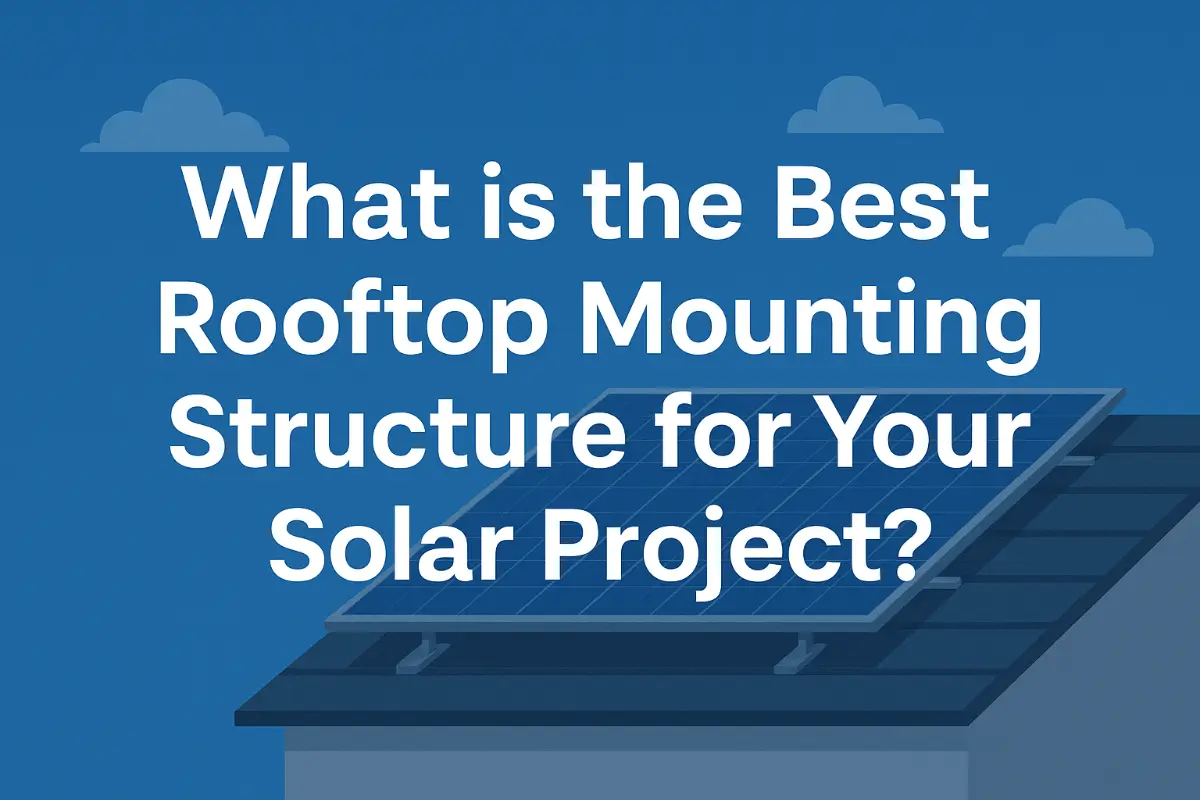What is the Best Rooftop Mounting Structure for Your Solar Project ?