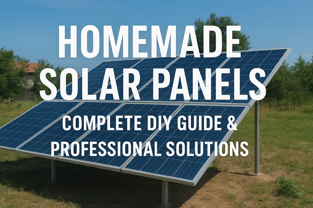 Homemade Solar Panels: Complete DIY Guide & Professional Solutions Homemade Solar Panels: Complete DIY Guide & Professional Solutions