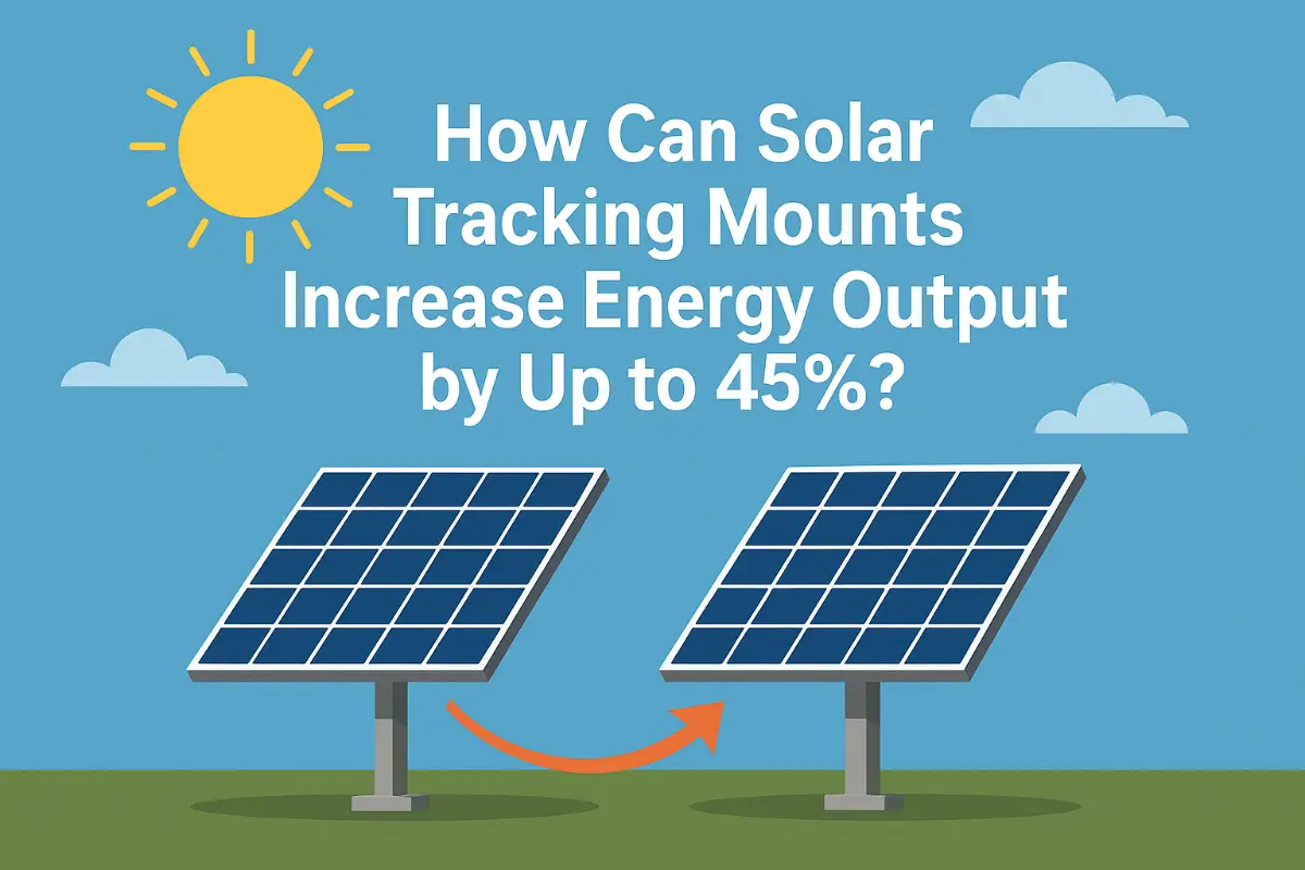 How Can Solar Tracking Mounts Increase Energy Output by Up to 45% ?
