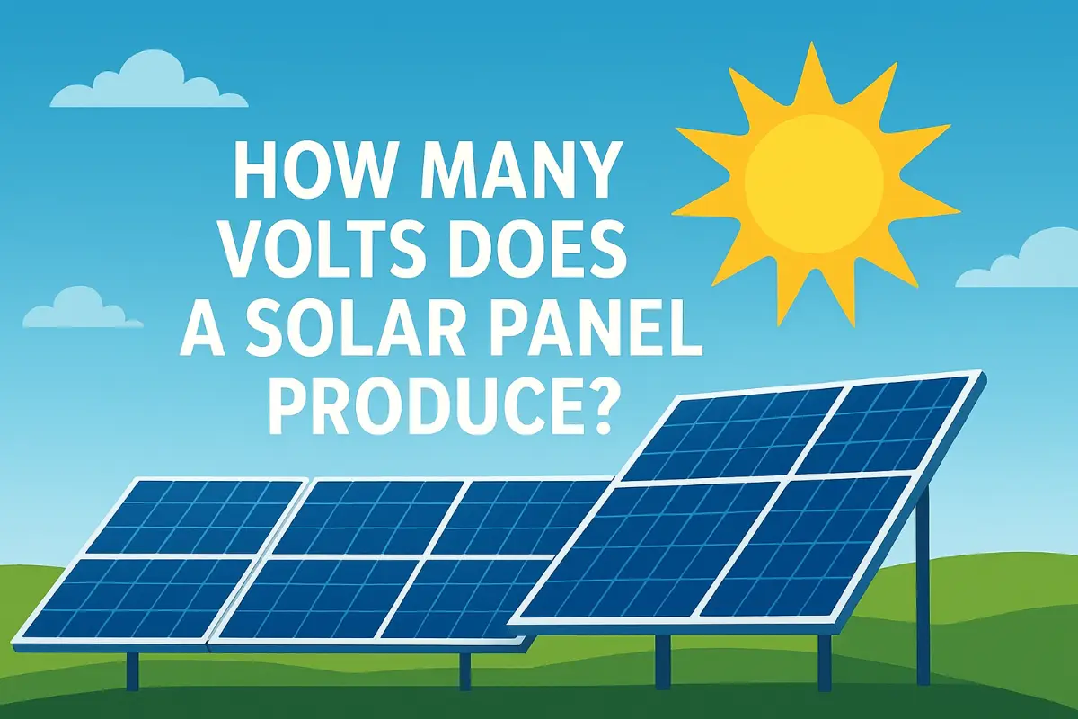 How Many Volts Does a Solar Panel Produce ? Complete 2025 Guide How Many Volts Does a Solar Panel Produce ? Complete 2025 Guide
