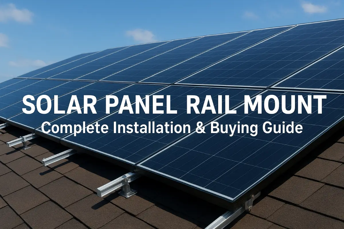 Solar Panel Rail Mount: Complete Installation & Buying Guide Solar Panel Rail Mount: Complete Installation & Buying Guide