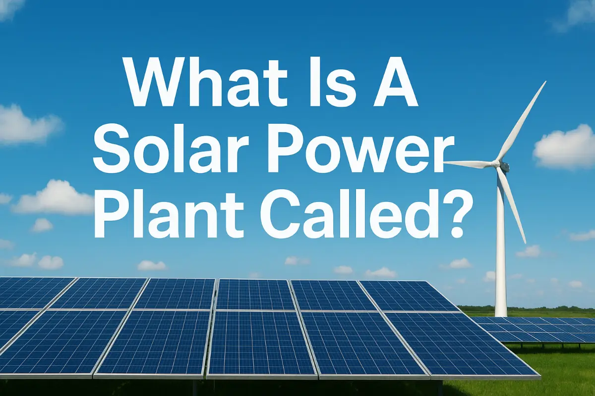 What Is A Solar Power Plant Called ? What Is A Solar Power Plant Called ?
