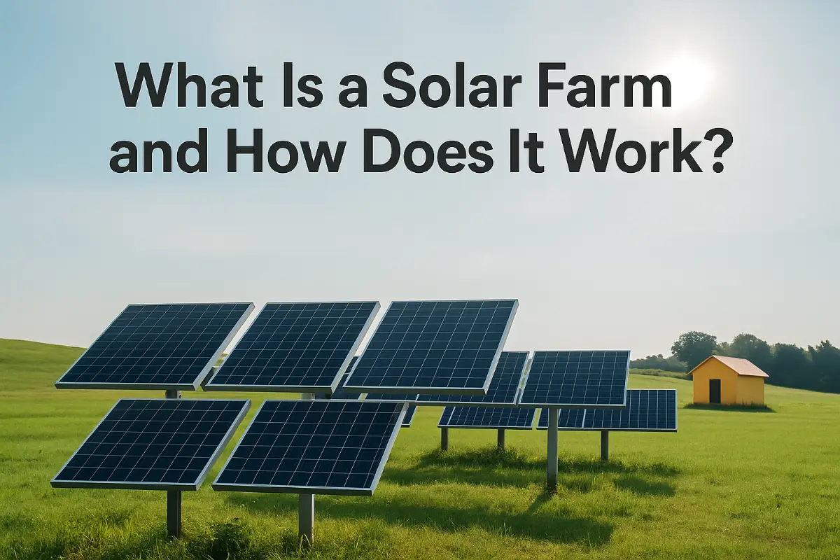 What Is a Solar Farm and How Does It Work ?