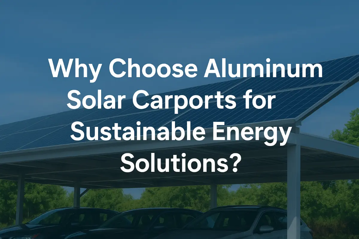 Why Choose Aluminum Solar Carports for Sustainable Energy Solutions ? Why Choose Aluminum Solar Carports for Sustainable Energy Solutions ?
