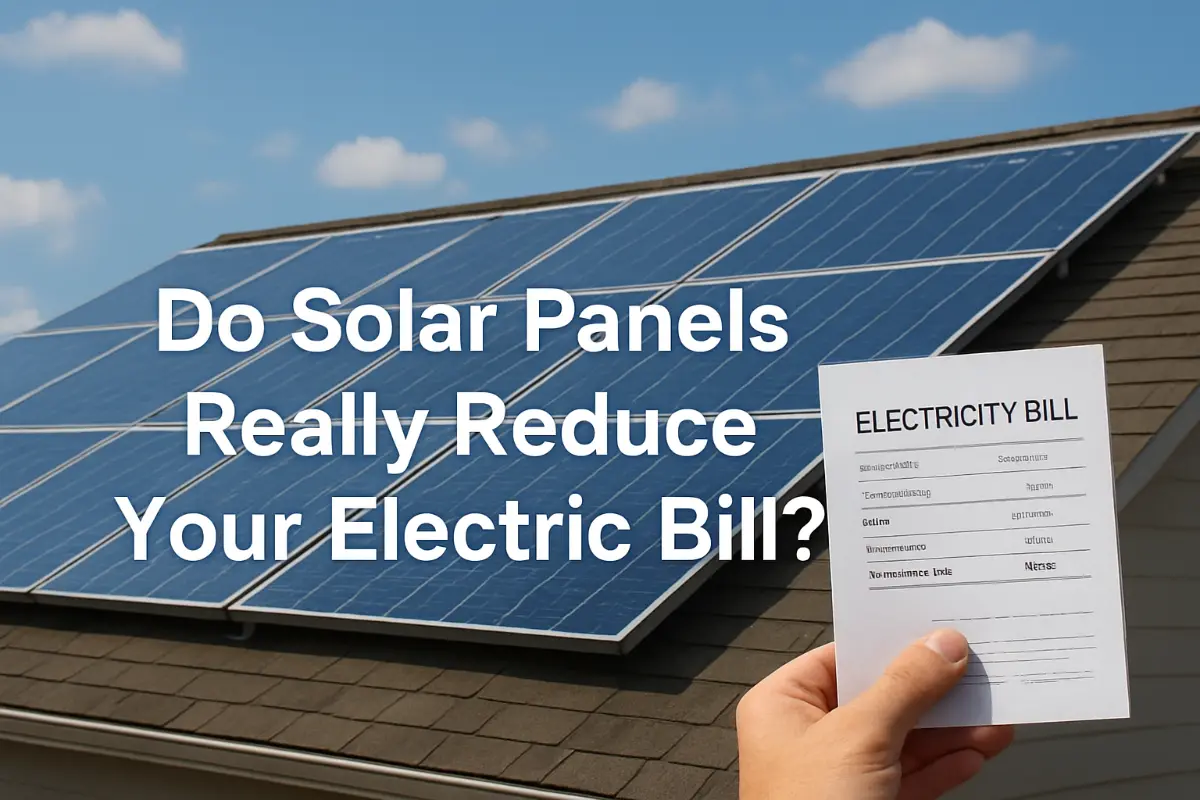 Do Solar Panels Really Reduce Your Electric Bill ?