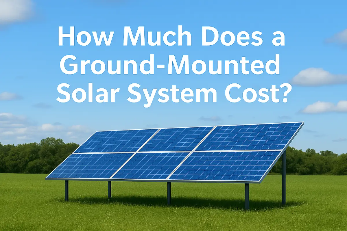 How Much Does a Ground Mounted Solar System Cost ?