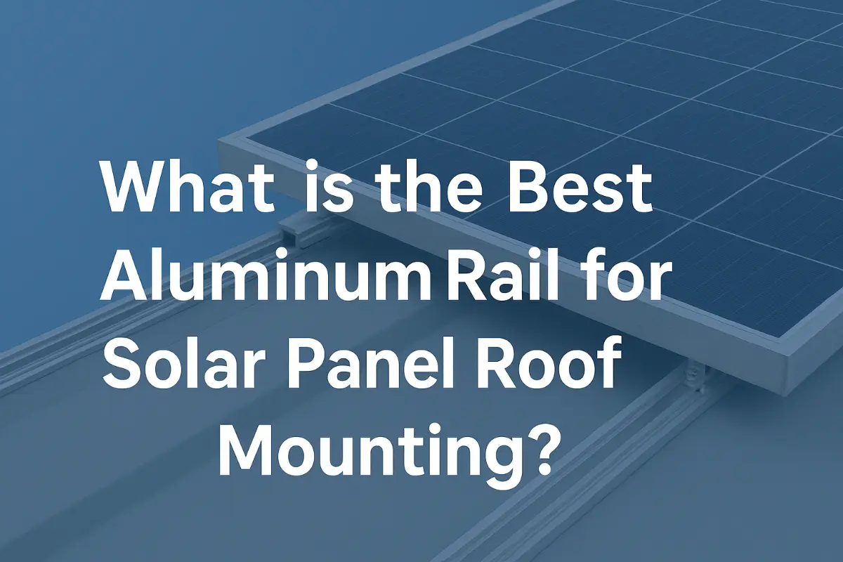 What is the Best Aluminum Rail for Solar Panel Roof Mounting ?