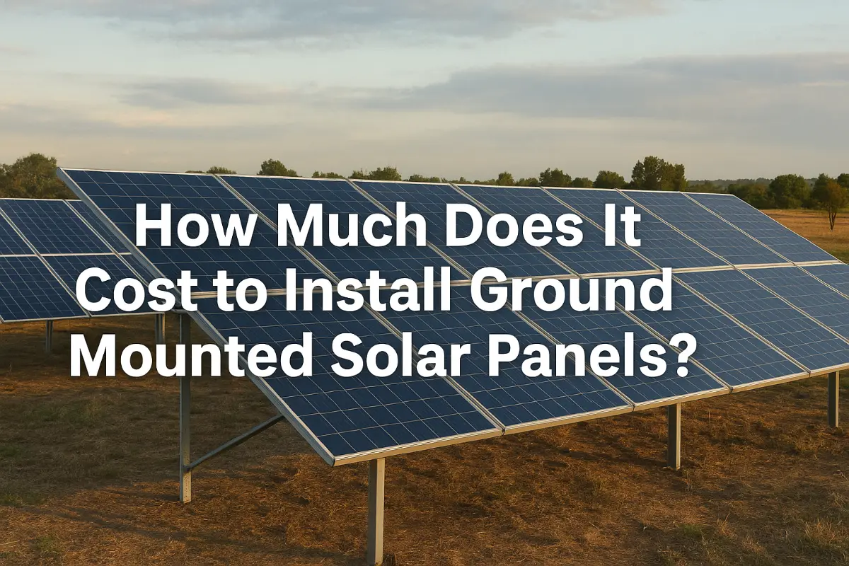 How Much Does It Cost to Install Ground Mounted Solar Panels ?