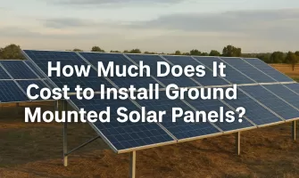 Was kostet die Installation von bodenmontierten Solarpanelen?