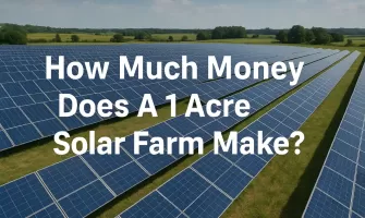 1エーカーのソーラーファームはどのくらい収益を上げますか？