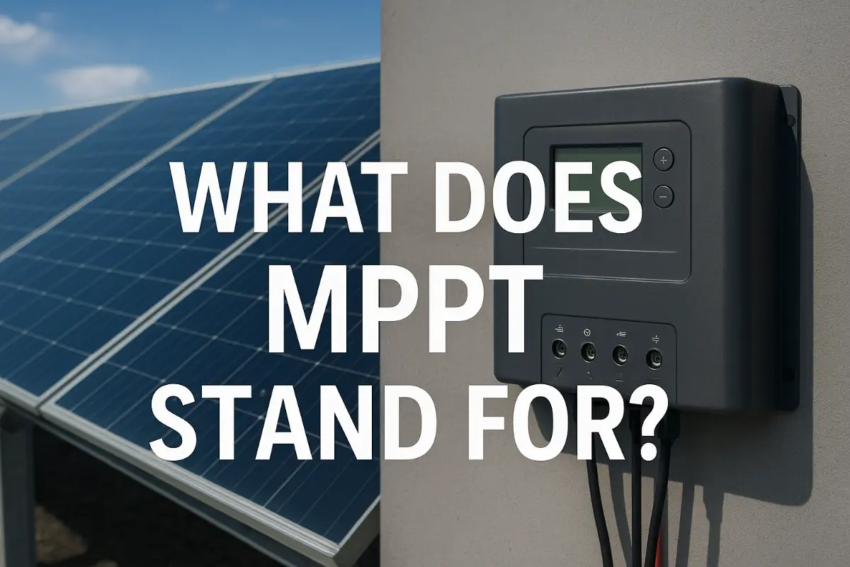 What Does MPPT Stand For ?