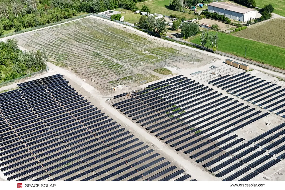 Grace Solar Smart Solar Tracking Case Study in Retorbido, Italy