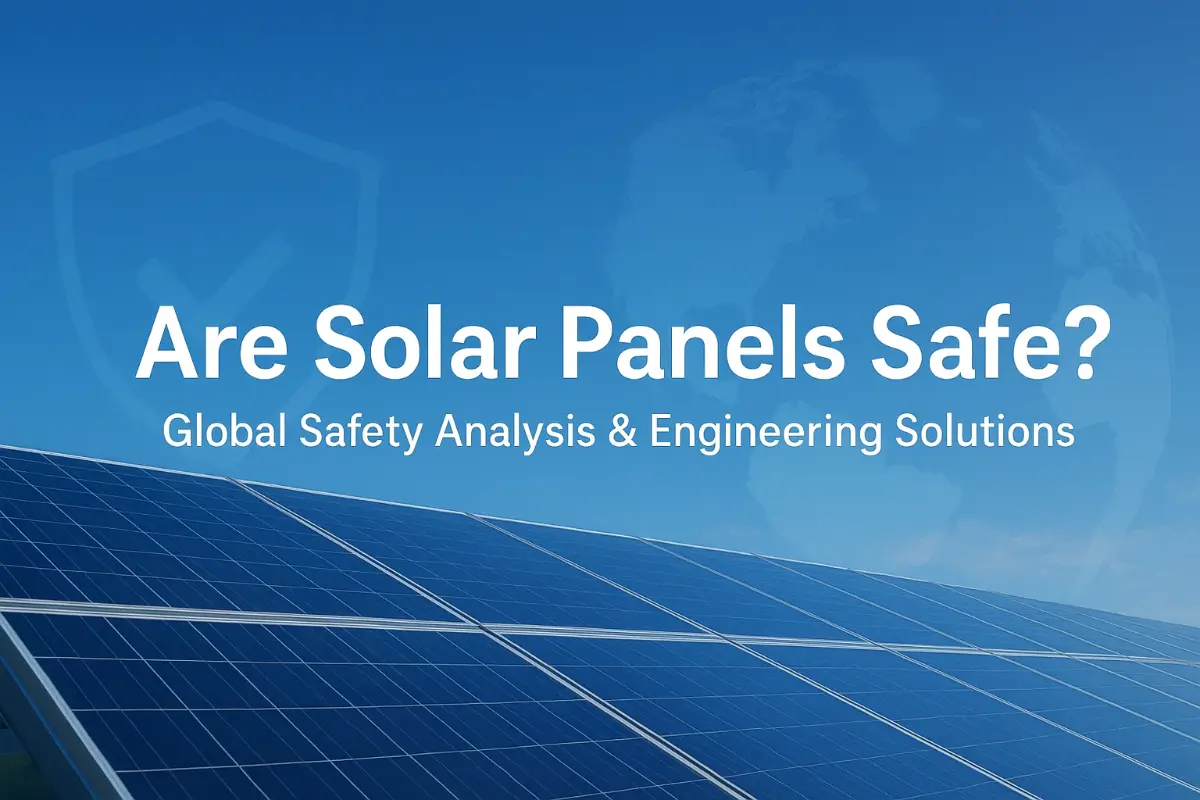 ​​¿Son seguros los paneles solares? Análisis global y soluciones técnicas​