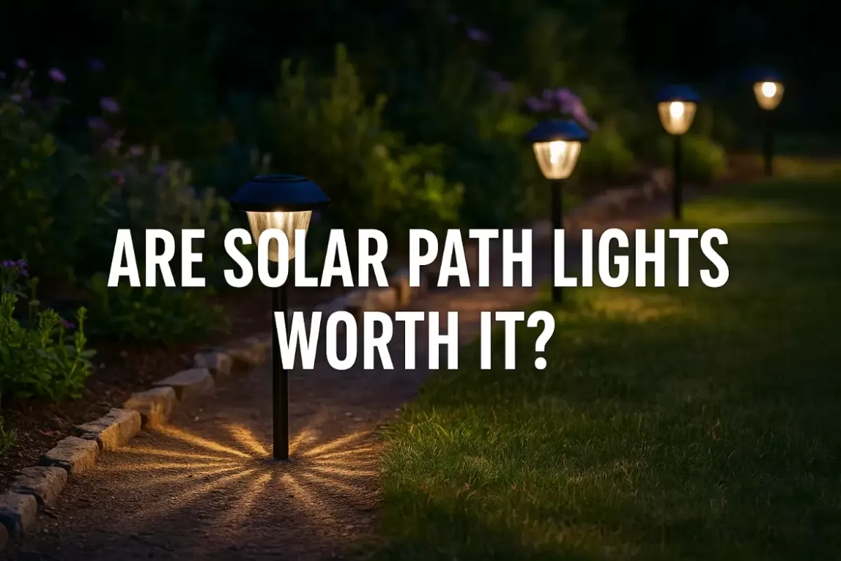 ¿Merecen la pena las luces solares para caminos ?
