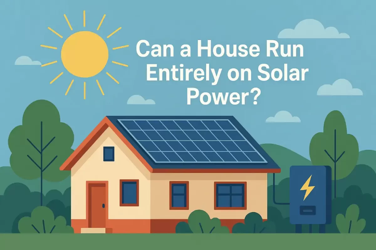 ¿Puede una casa funcionar completamente con energía solar?