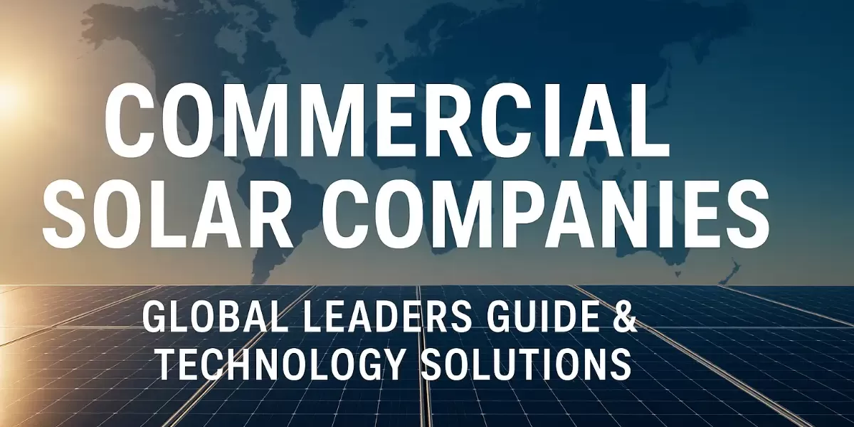 Commercial Solar Companies: Global Leaders Guide & Technology Solutions Commercial Solar Companies: Global Leaders Guide & Technology Solutions