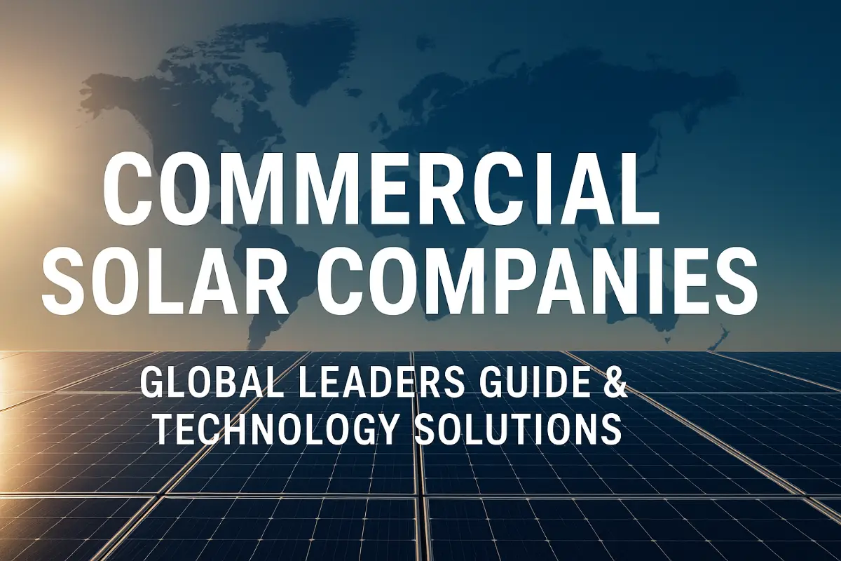 Commercial Solar Companies: Global Leaders Guide & Technology Solutions​