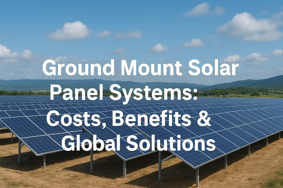 ​​Sistemas Solares en Suelo: Costes, Beneficios y Soluciones Globales​​