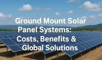 Systèmes Solaires au Sol : Coûts, Avantages et Solutions Mondiales Systèmes Solaires au Sol : Coûts, Avantages et Solutions Mondiales