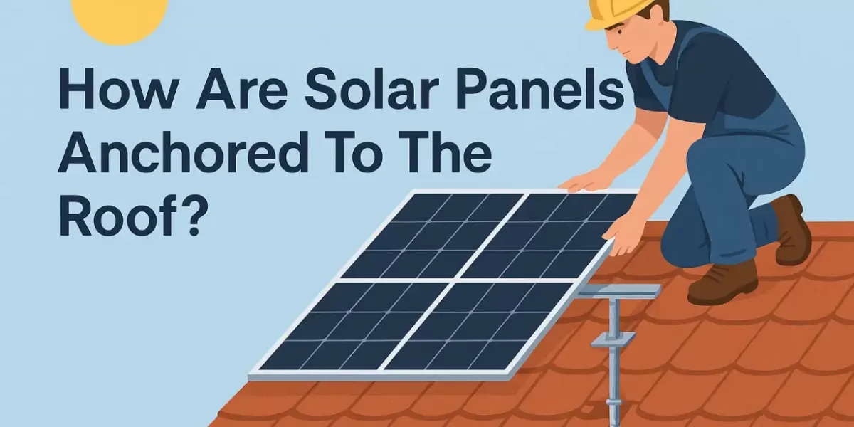 How Are Solar Panels Anchored To The Roof ? How Are Solar Panels Anchored To The Roof ?