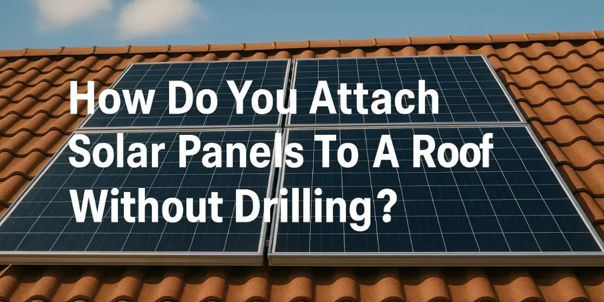 ​​Como instalar painéis solares no telhado sem perfuração ?​​