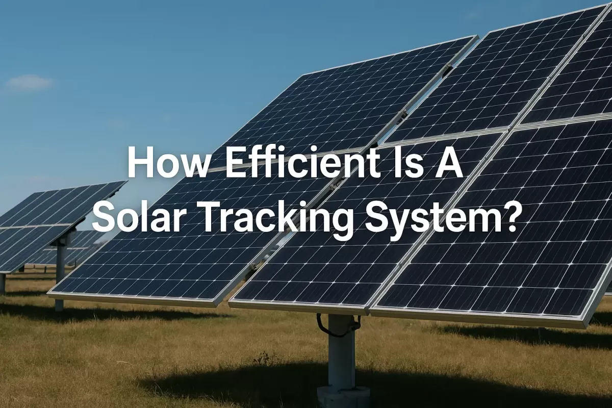 ¿Qué eficiencia tiene un seguidor solar?
