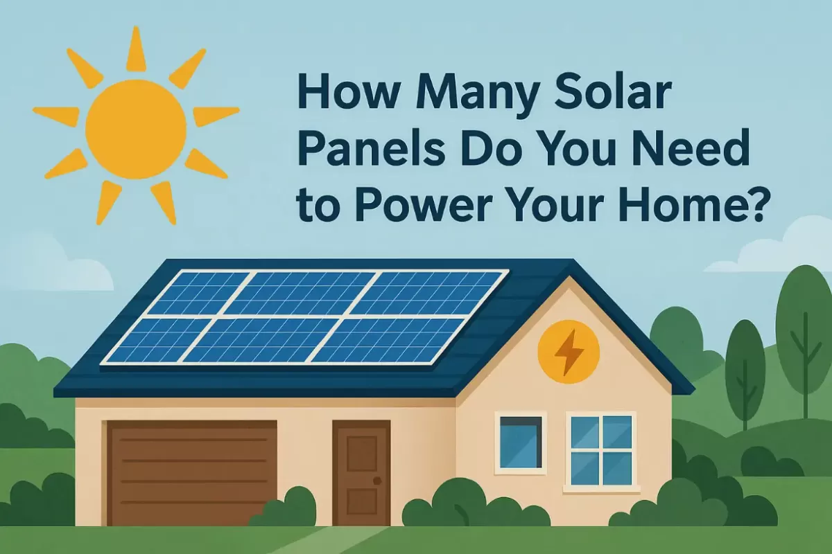¿Cuántos Paneles Solares Necesita su Hogar ?  ( Guía Global 2025 )