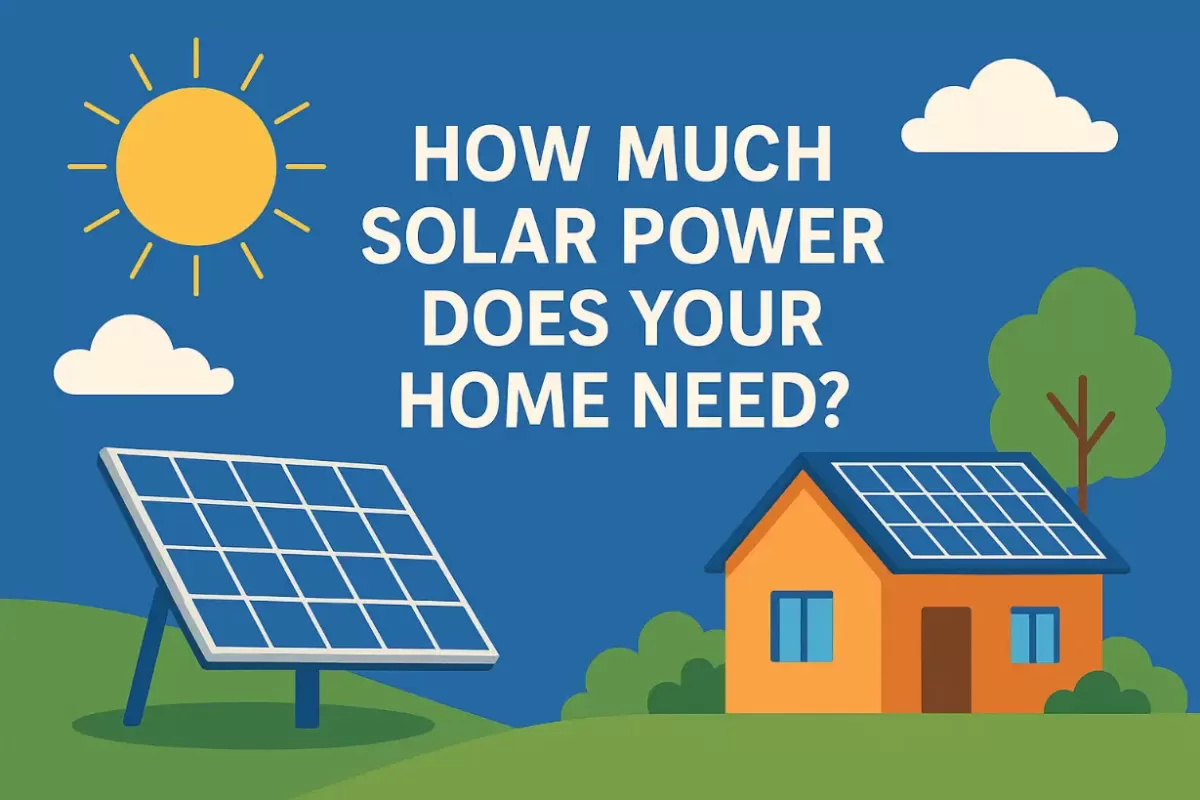 ¿Cuánta Energía Solar Necesita su Hogar? (Guía Global 2025)