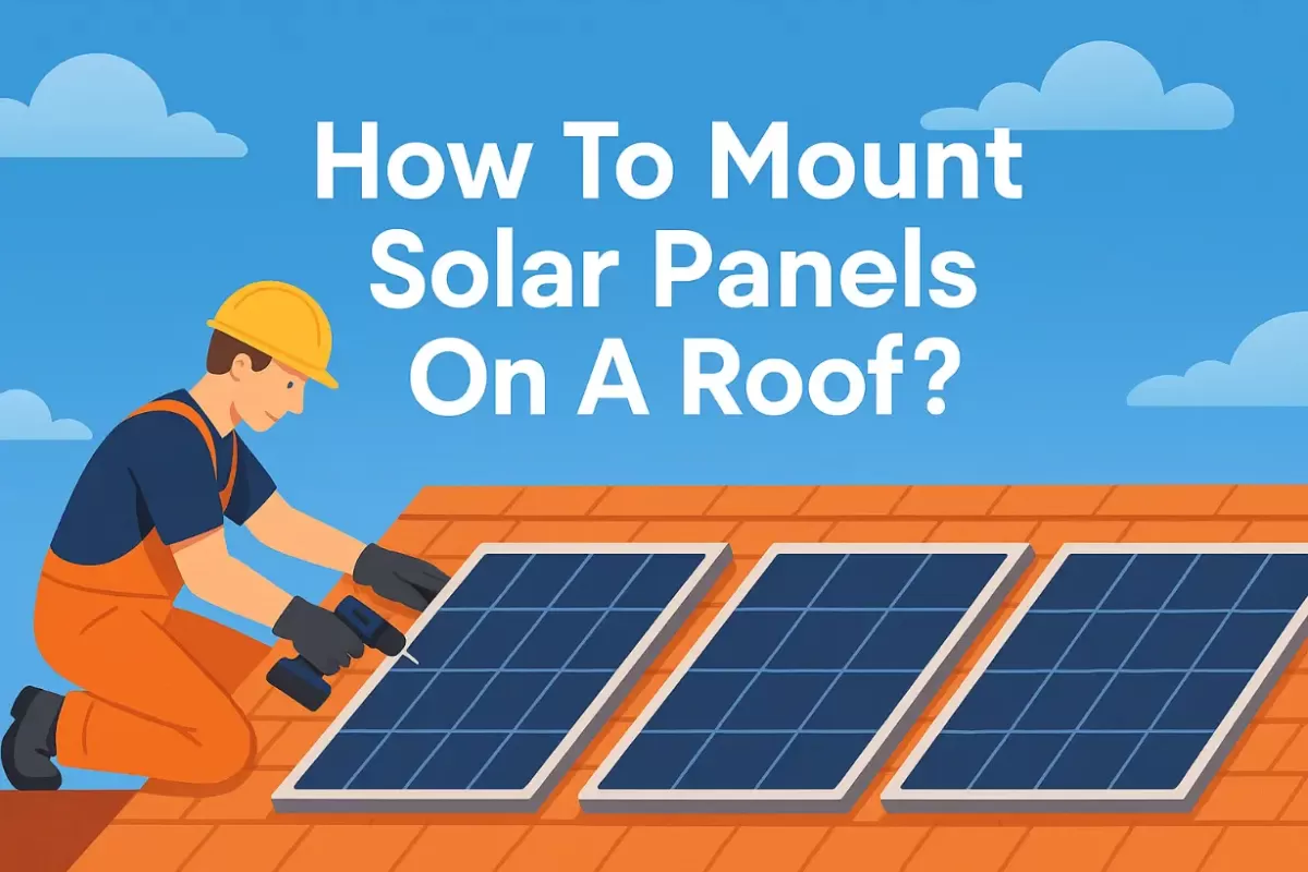 ¿Cómo instalar paneles solares en un techo ?