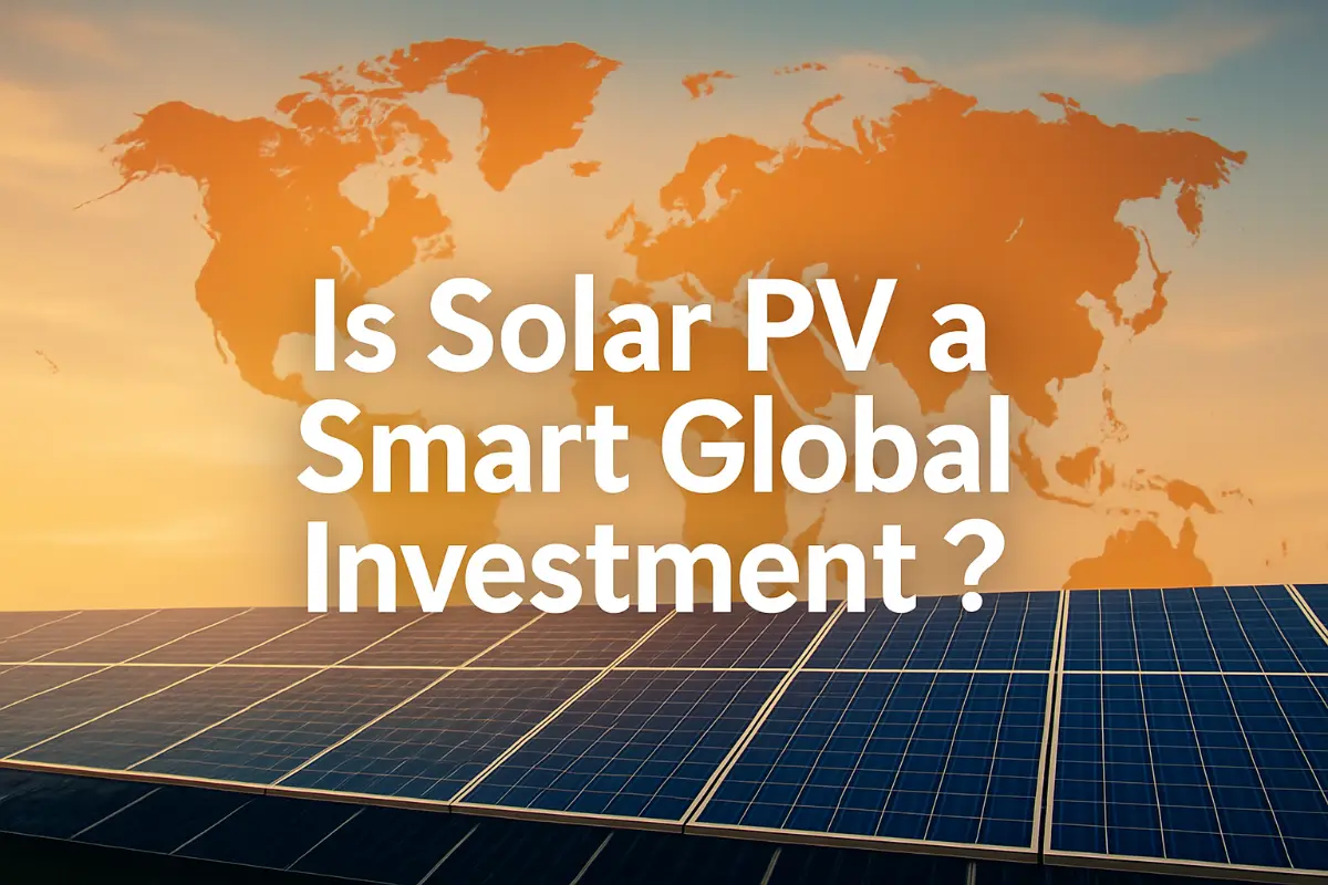 ¿Es la energía solar fotovoltaica una inversión global inteligente para 2025 ?