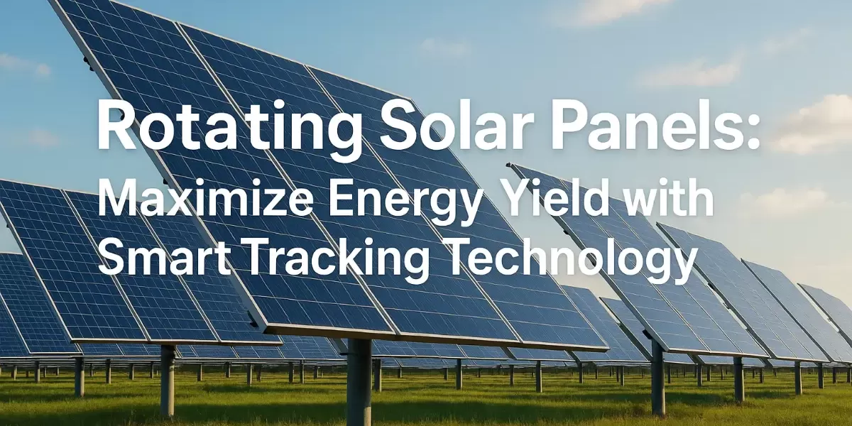 Painéis Solares Rotativos: Maximize a Produção de Energia com Tecnologia de Rastreamento Inteligente Painéis Solares Rotativos: Maximize a Produção de Energia com Tecnologia de Rastreamento Inteligente
