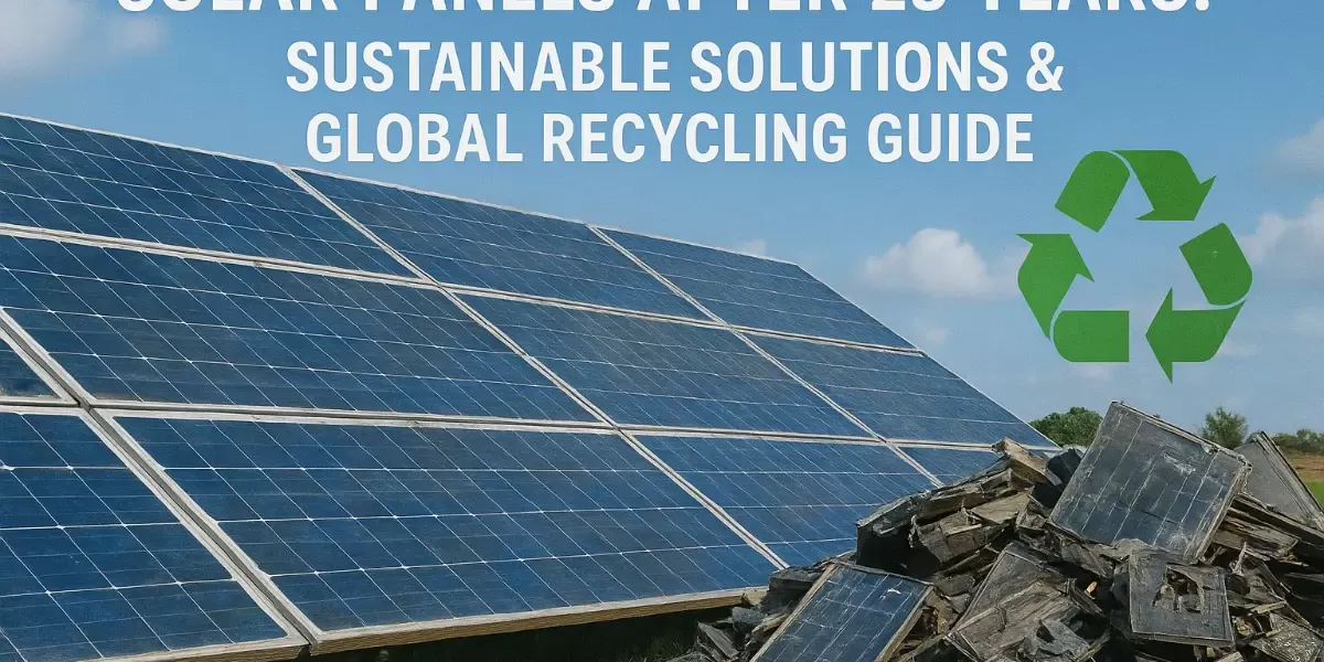 Solar Panels After 25 Years : Sustainable Solutions & Global Recycling Guide