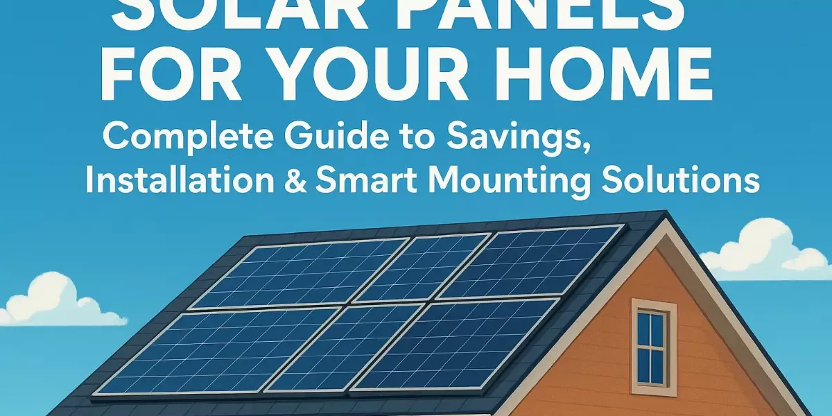 Solar Panels for Your Home: Complete Guide to Savings, Installation & Smart Mounting Solutions Solar Panels for Your Home: Complete Guide to Savings, Installation & Smart Mounting Solutions