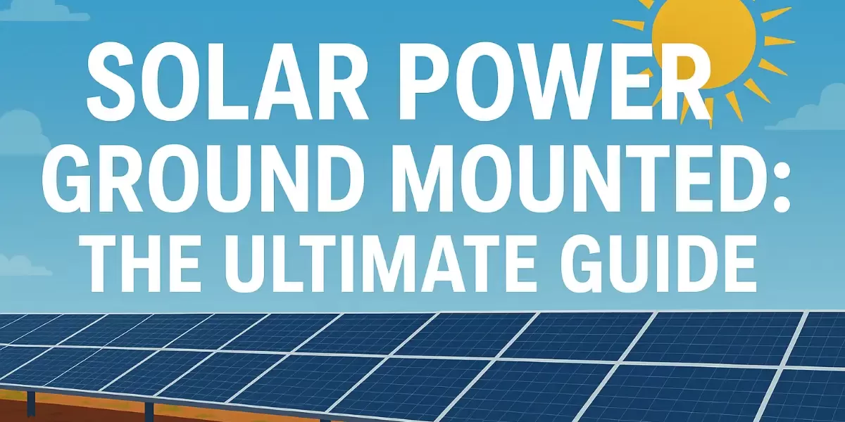 Solar Power Ground Mounted: The Ultimate Guide for 2025 Solar Power Ground Mounted: The Ultimate Guide for 2025