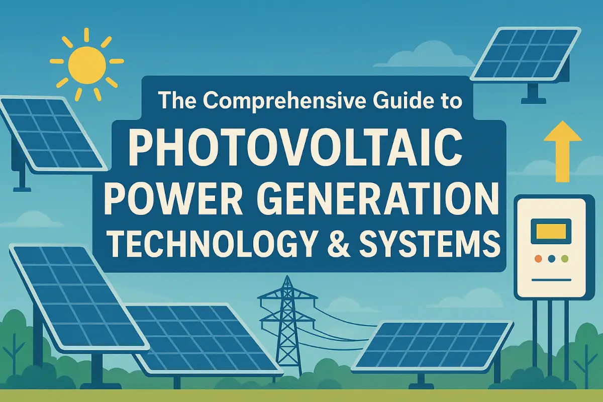 Guía completa de tecnología y sistemas de generación de energía fotovoltaica