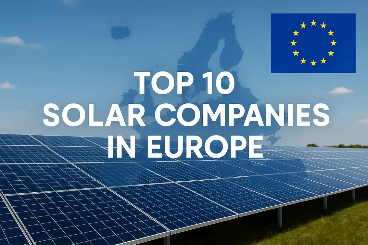 Top 10 Empresas Solares en Europa [Actualizado 2025]