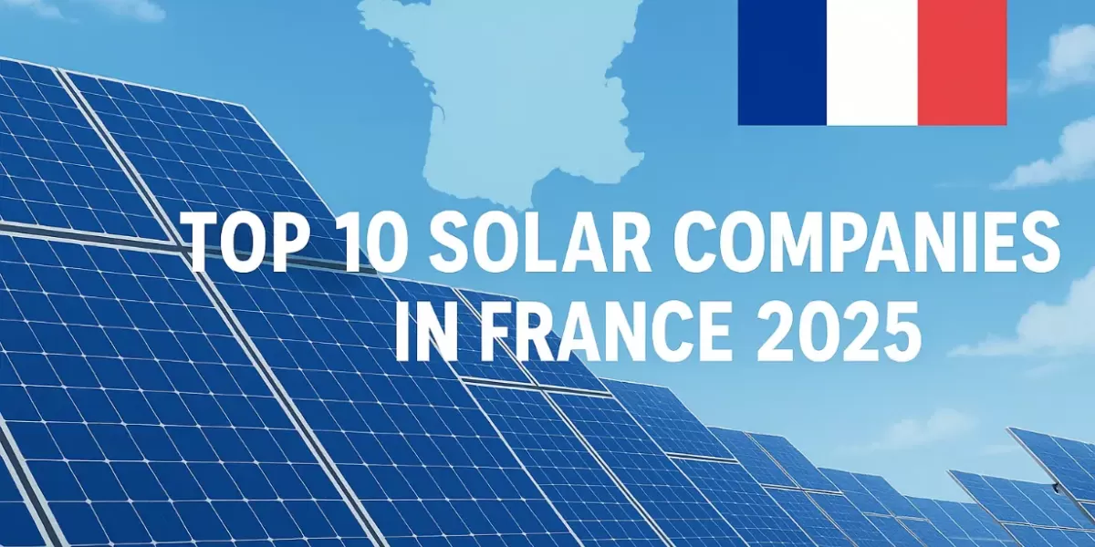 Top 10 Solar Companies in France 2025