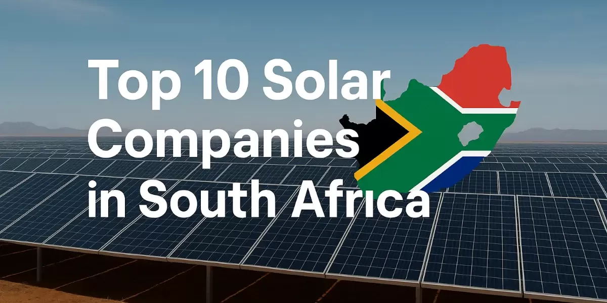 Top 10 Solar Companies in South Africa [Updated 2025]