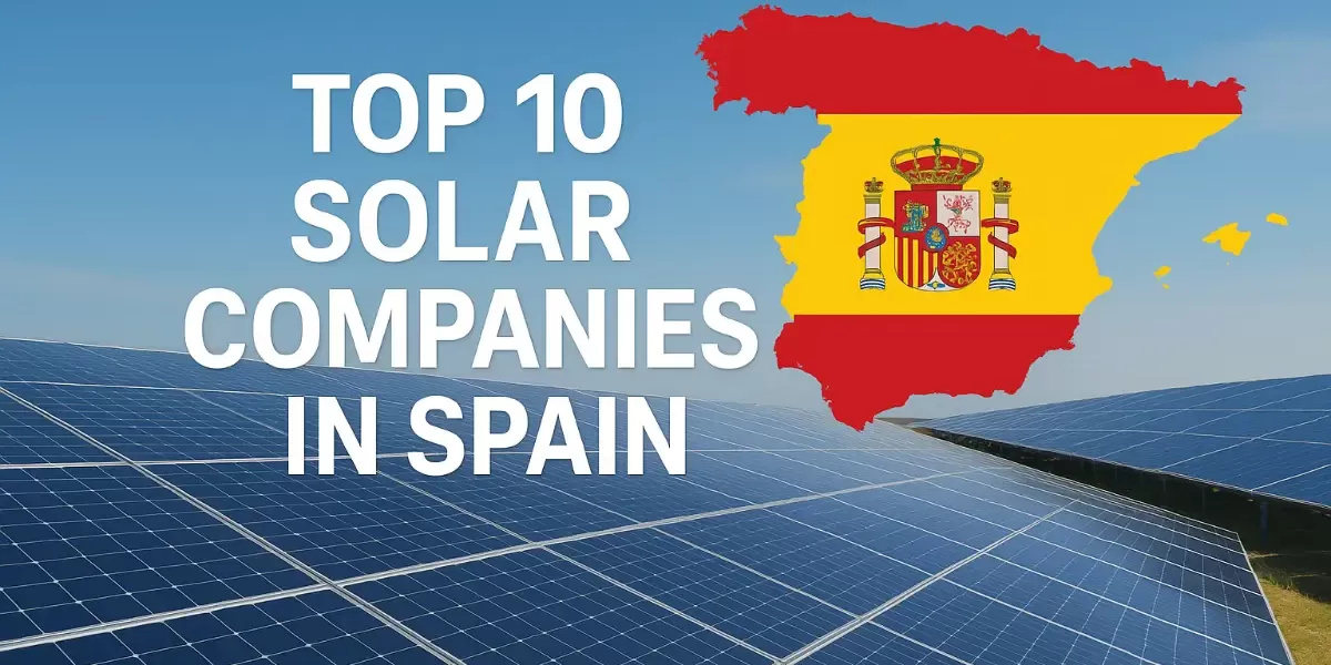Top 10 Solar Companies in Spain [Updated 2025]