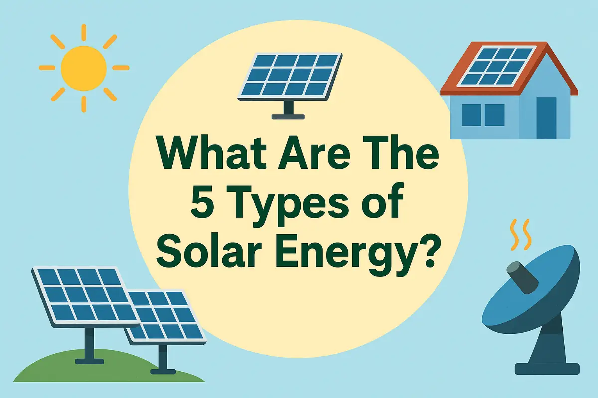 What Are The 5 Types of Solar Energy ?