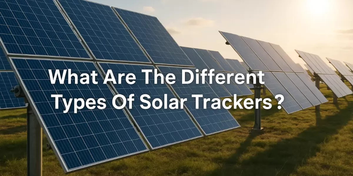 What Are The Different Types Of Solar Trackers ? What Are The Different Types Of Solar Trackers ?