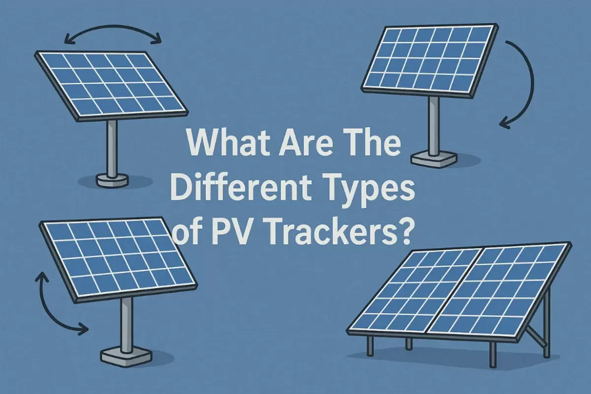 ¿Cuáles son los diferentes tipos de seguidores solares fotovoltaicos ?
