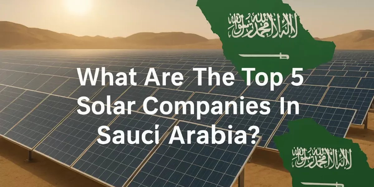 What Are The Top 5 Solar Companies In Saudi Arabia ? What Are The Top 5 Solar Companies In Saudi Arabia ?
