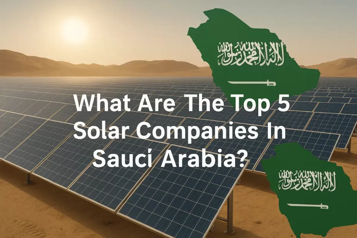 What Are The Top 5 Solar Companies In Saudi Arabia ?
